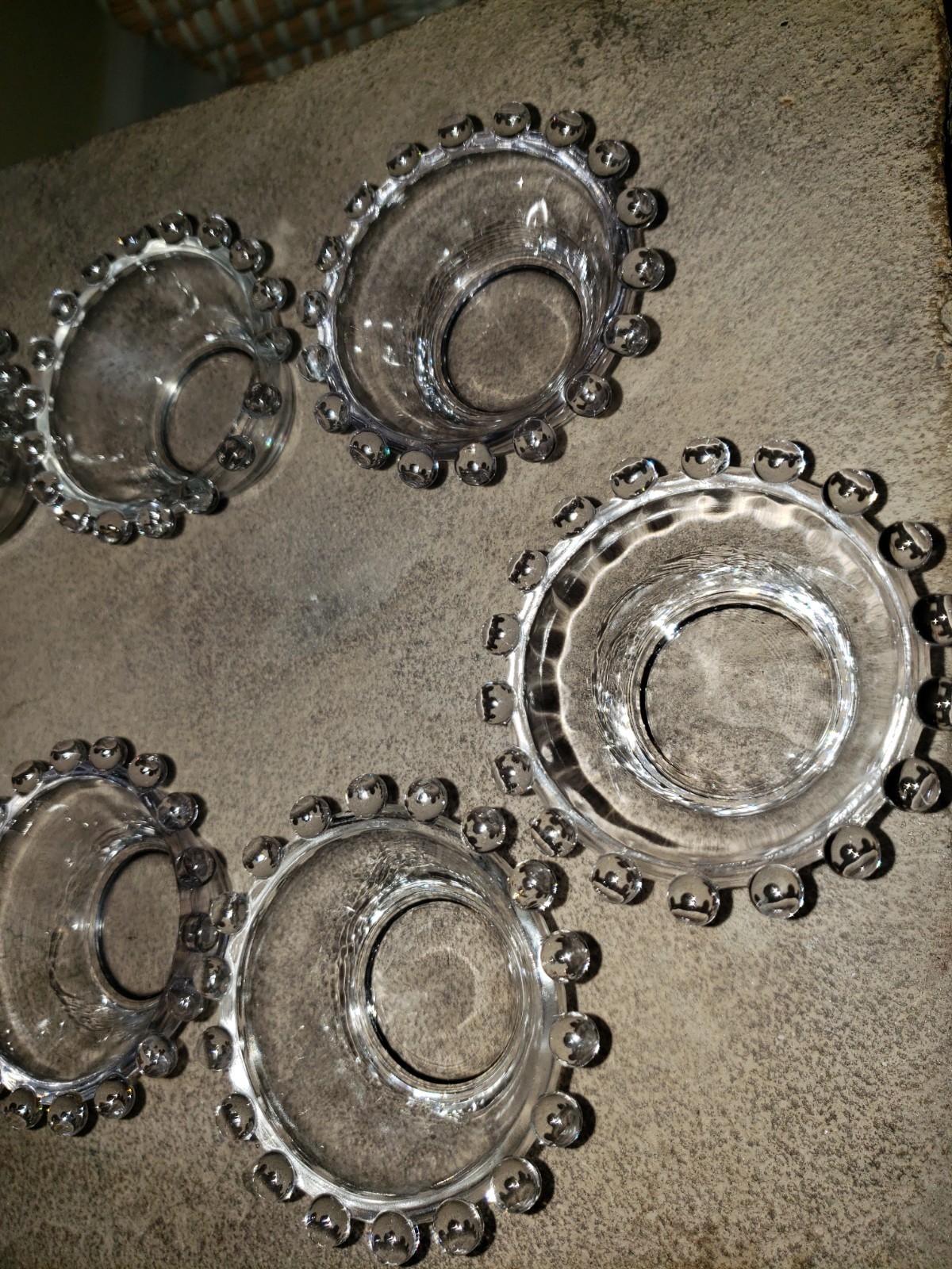 Imperial Glass Small 3" Candlewick Clear Glass open sale cellar c1940's