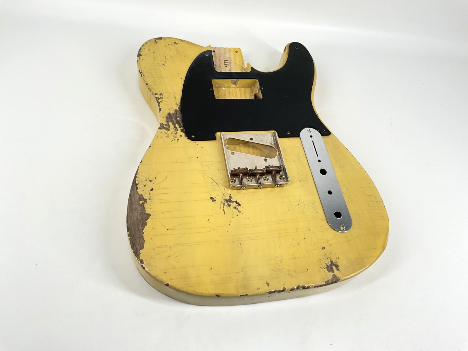 MJT Official Custom Vintage Aged Nitro Guitar Body Mark Jenny VTT Butterscotch