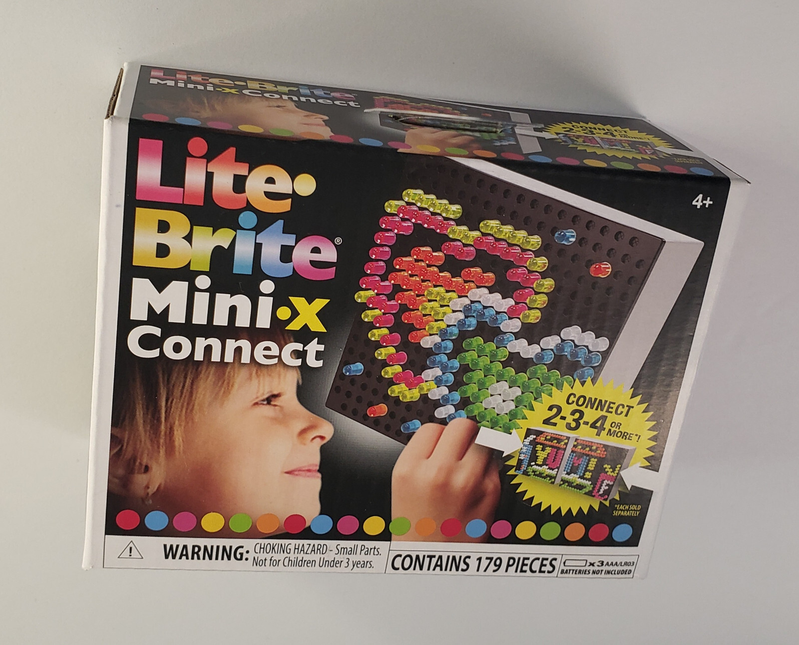 Hasbro Lite Brite Mini X Connect 179 Pieces BRAND NEW