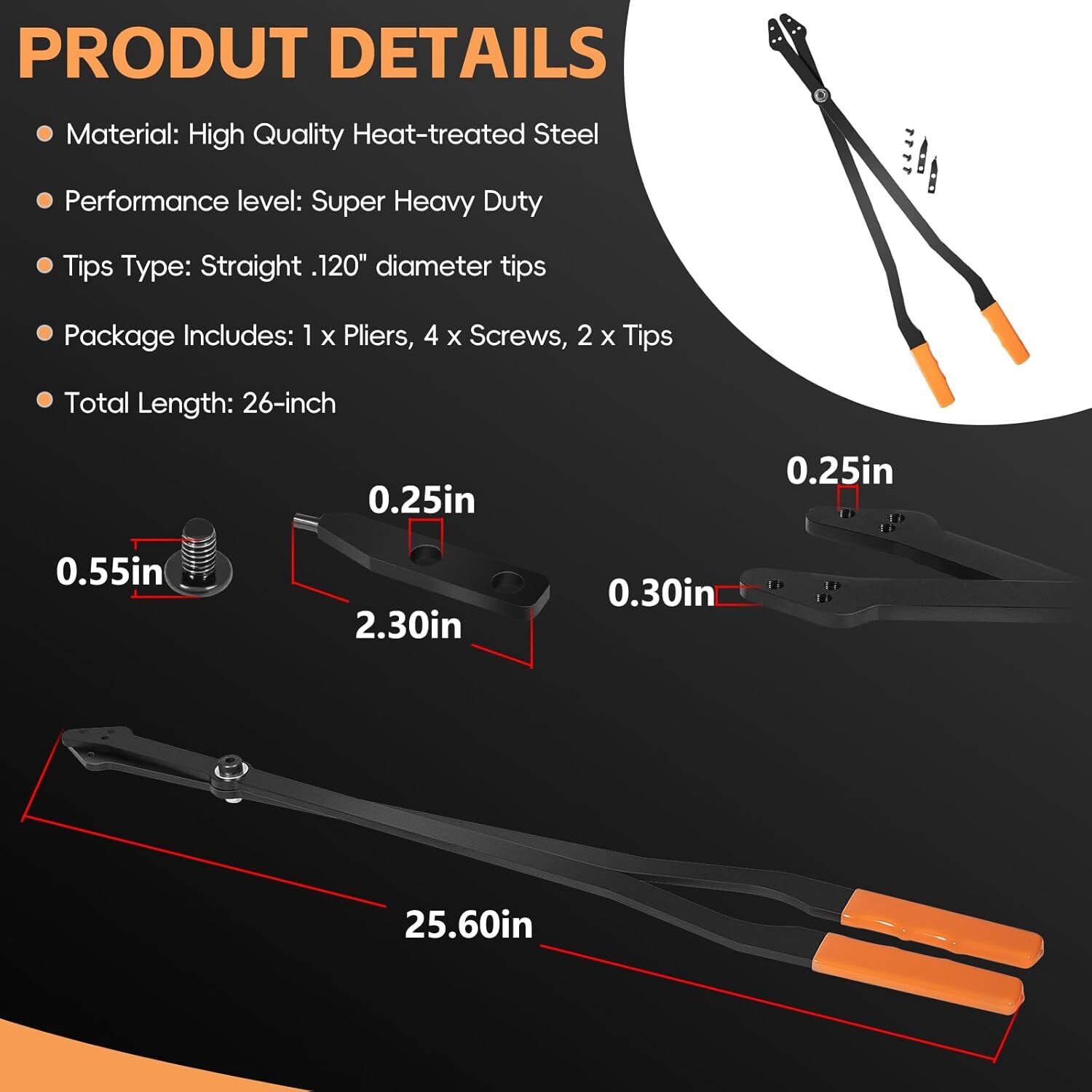 1489 26" Large Snap Ring Pliers Replace for Lang Tools GM 5L40 5L50 6L50 6L80