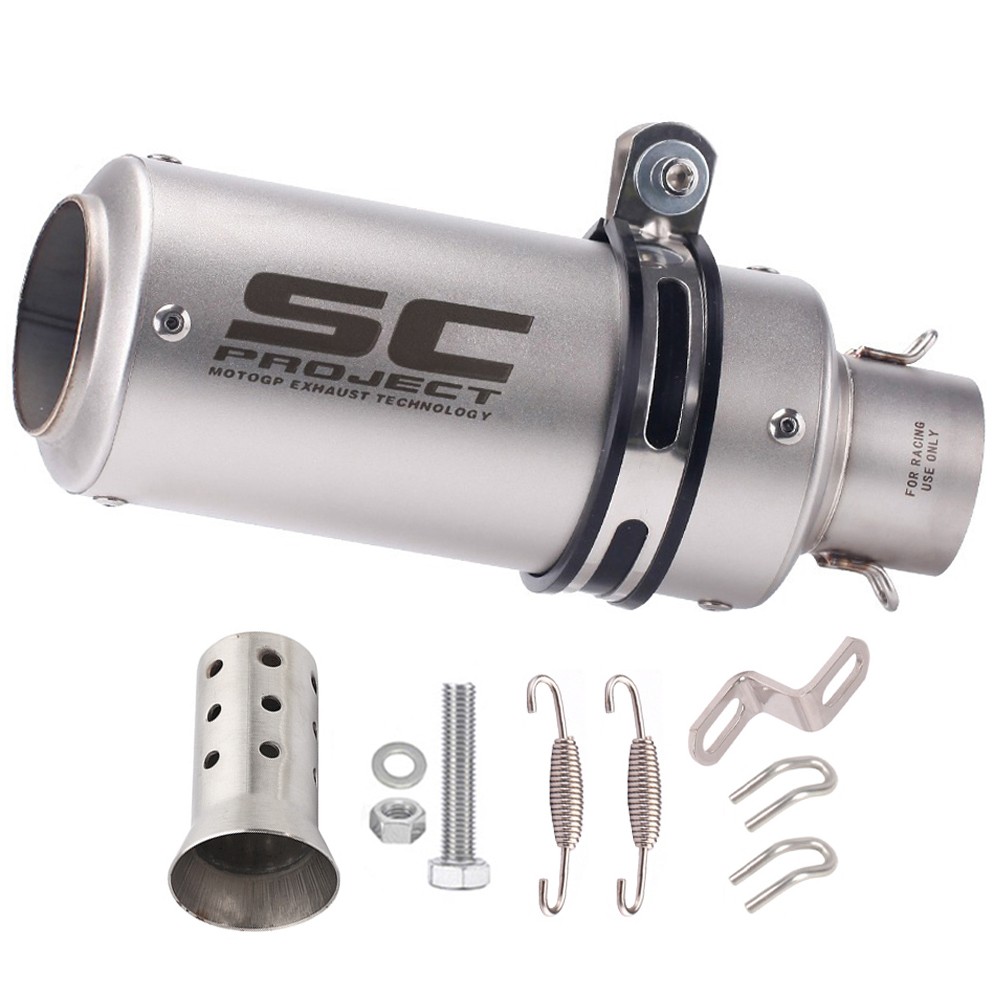 Fit Kawasaki Z900 2017-24 Slip On Full Exhaust Header Link Pipe Muffler Titanium