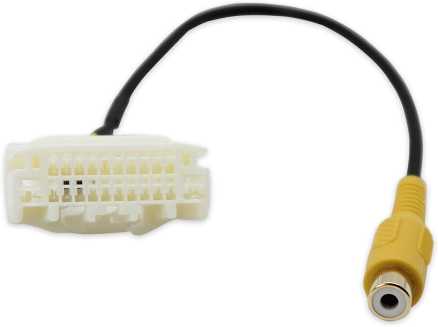 EWAY Backup Camera for Factory Radio RCA Adapter Cable Wire Harness