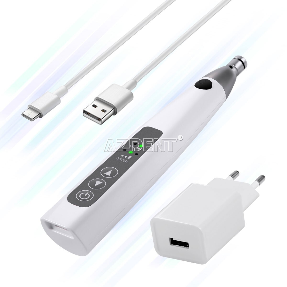 AZDENT Dental Cordless Hygiene Prophy Polishing Handpiece 360° Swivel