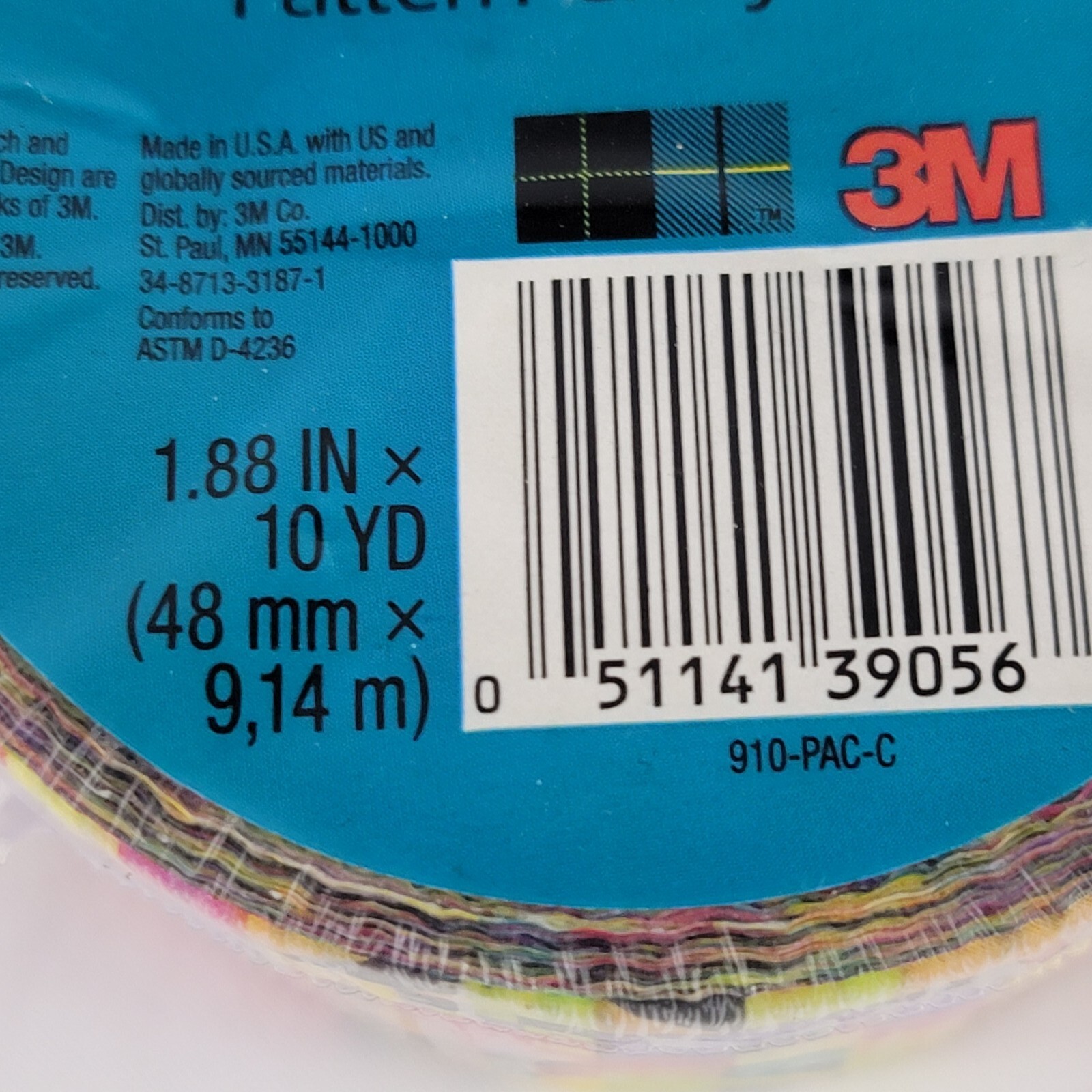 Scotch Pattern Duct Tape 1.88 Inch X 10 Yards (48mm × 9,14m) Pattern Crazy