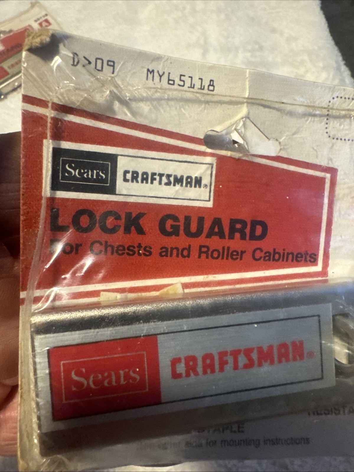 Sears Craftsman USA Nos Toolbox Chest Sealed 65118 A Lock Guard Roller Cabinet