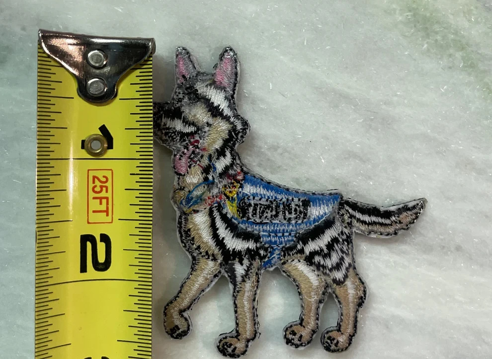 K9 Unit Patch, Police Dog, Perfect for Backpacks, Jackets, Stocking- Heat Sealed