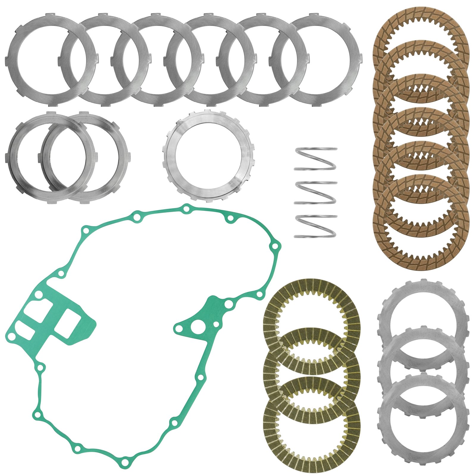 Clutch Friction Plates Kit for Honda Rincon 680 TRX680FA TRX680FGA 2006 - 2007