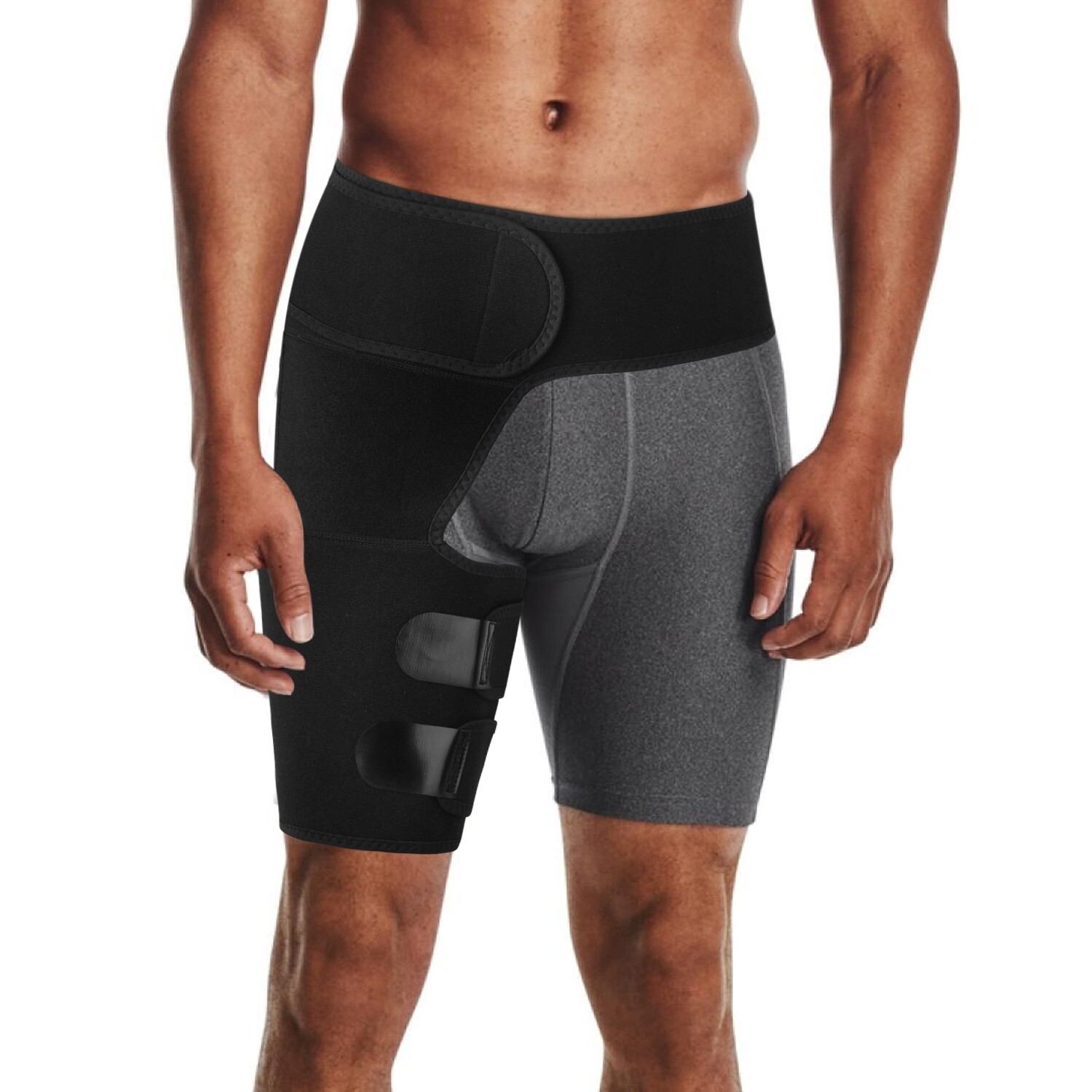 Hip & Groin Compression Brace - Sciatica Pain Relief & Thigh Recovery Support US