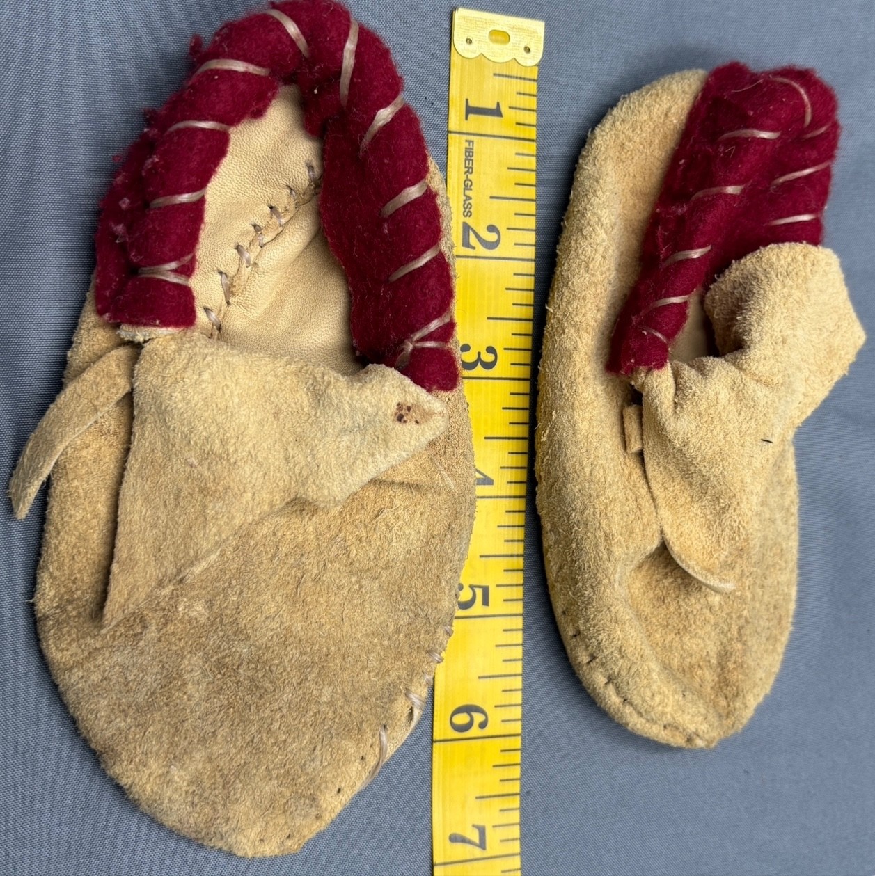 Lot of Three (3) Vintage Native American Moccasins