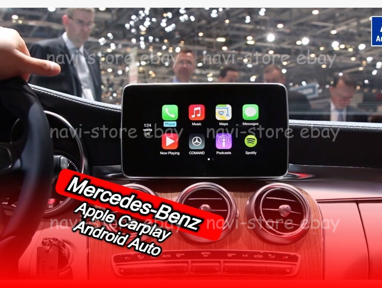 Mercedes Comand NTG 5.1 Audio 5.1 5.2 Apple Carplay and Android Auto activation