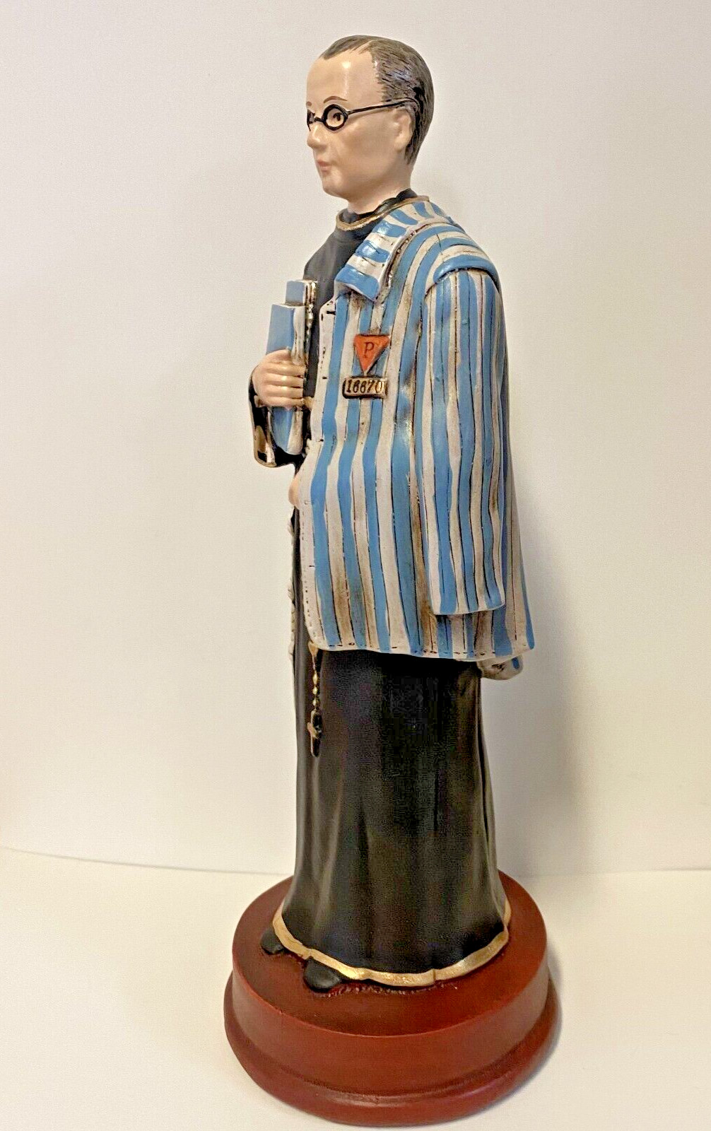 Saint Maximilian Kolbe 8.5" Statue New, from Colombia #L024