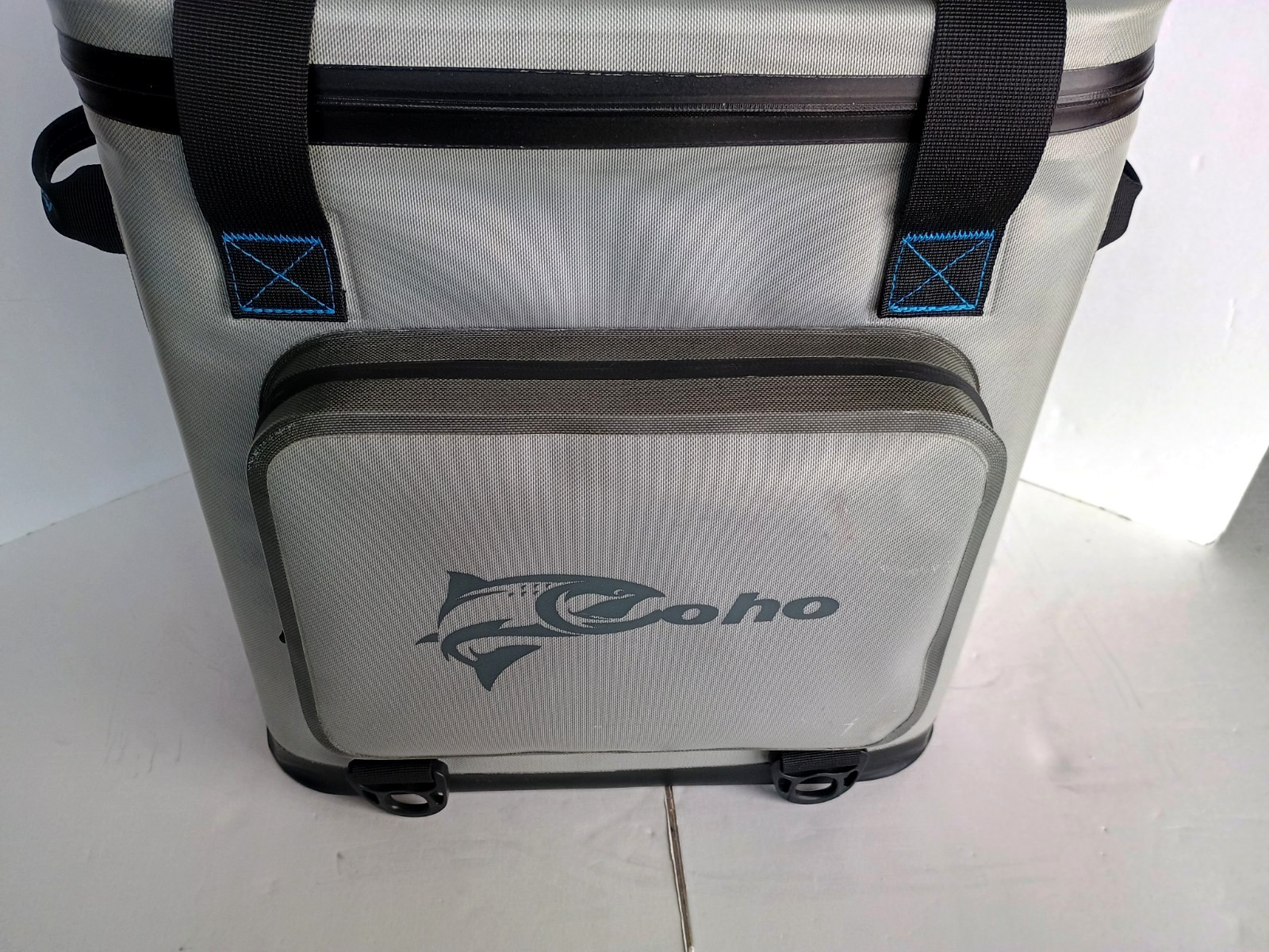 Coho 24 Can Soft Sided Leak Proof Air Tight Insulated Cooler & Lunch Box Gray
