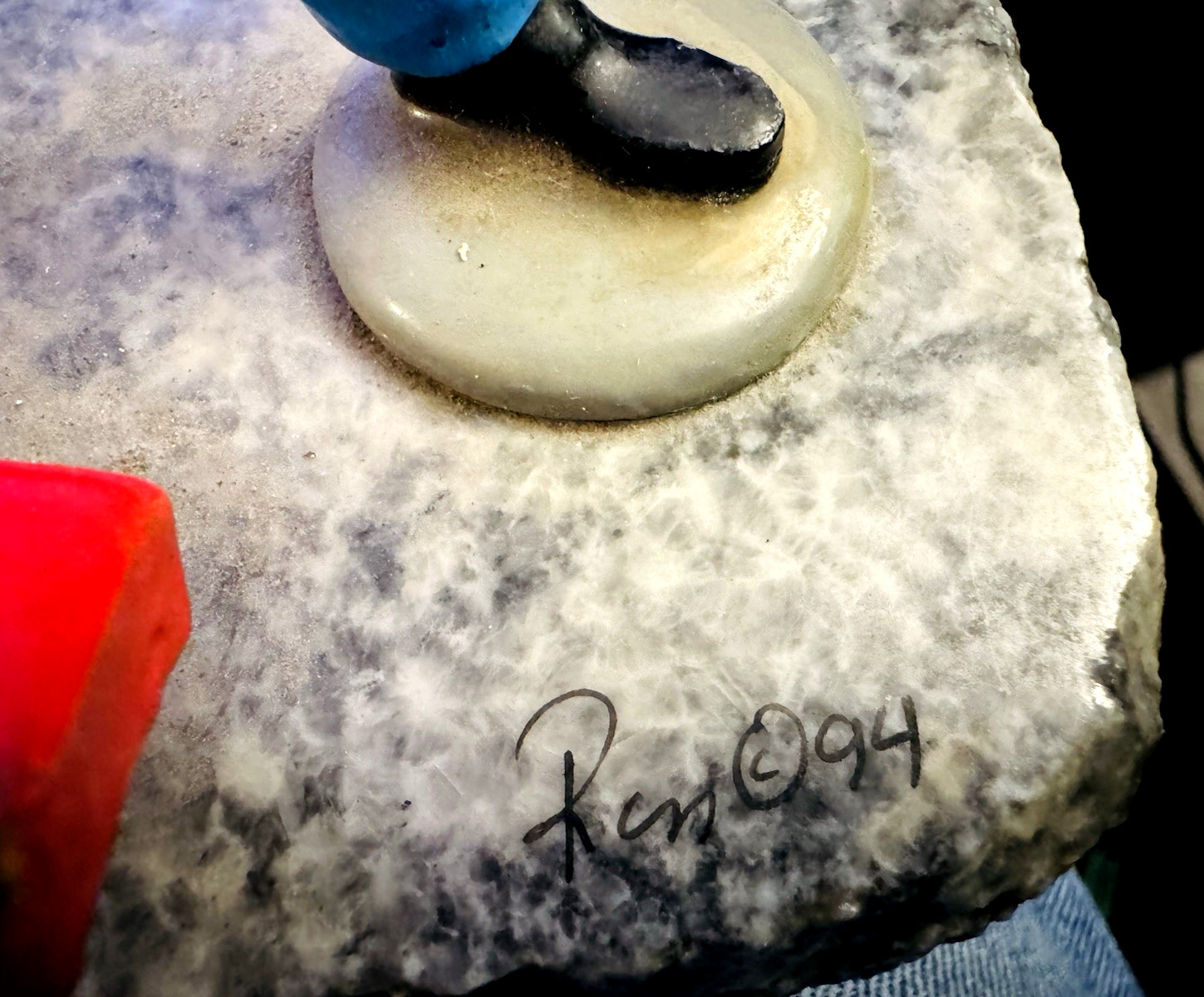 SUPERMAN QUICK CHANGE STATUE SCULPTURE Signed RON LEE!!