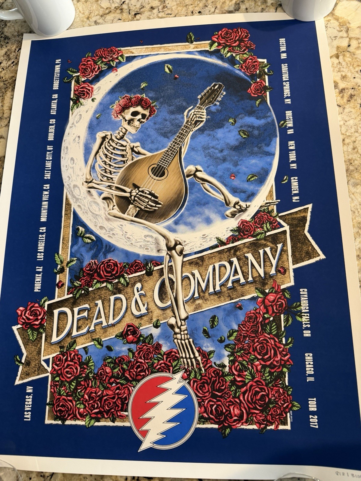 2017 Dead and Company Tour Poster 812/3000