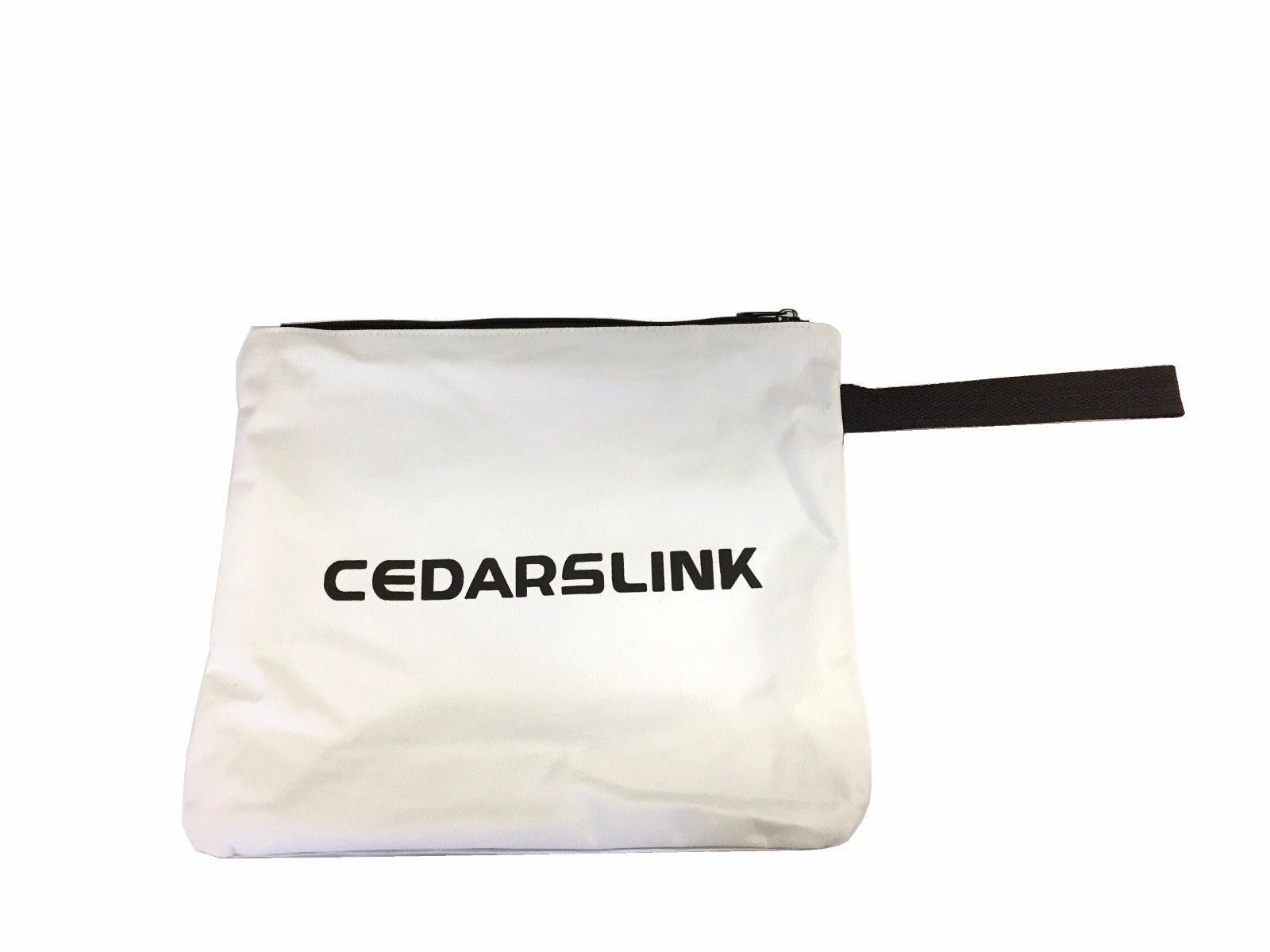 CedarsLink DJ Event Facade White/Black Scrim Metal Frame Booth +Travel Bag Case