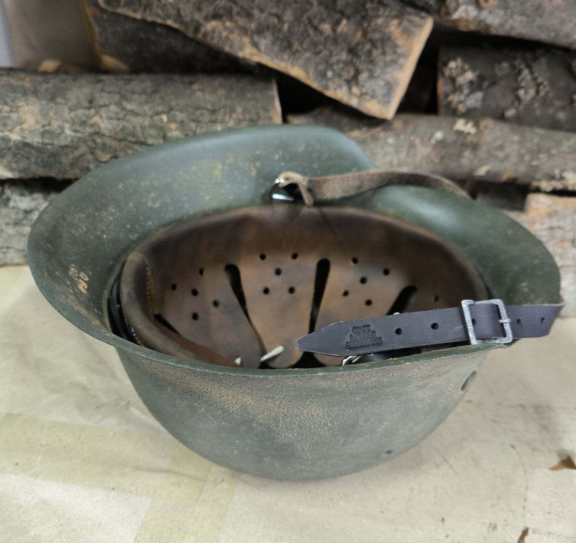 WW2 M42 German Helmet WWII M 42. Combat helmet size 64