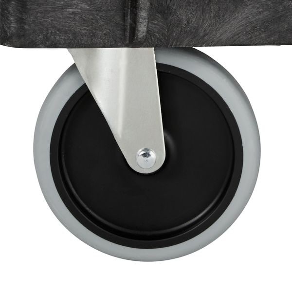 Rubbermaid Commercial Fg9t6600bla Structural Foam Utility Cart With Deep Lipped