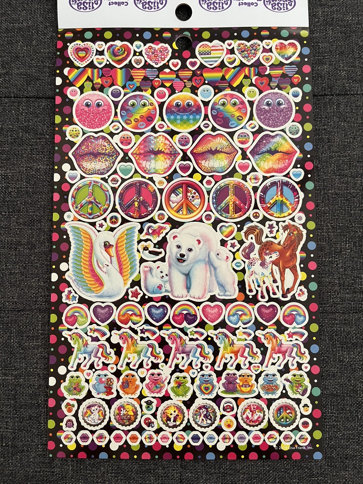 Lisa Frank Sticker Book 5 Sticker Sheets 600 Stickers Lisa Frank Stickers