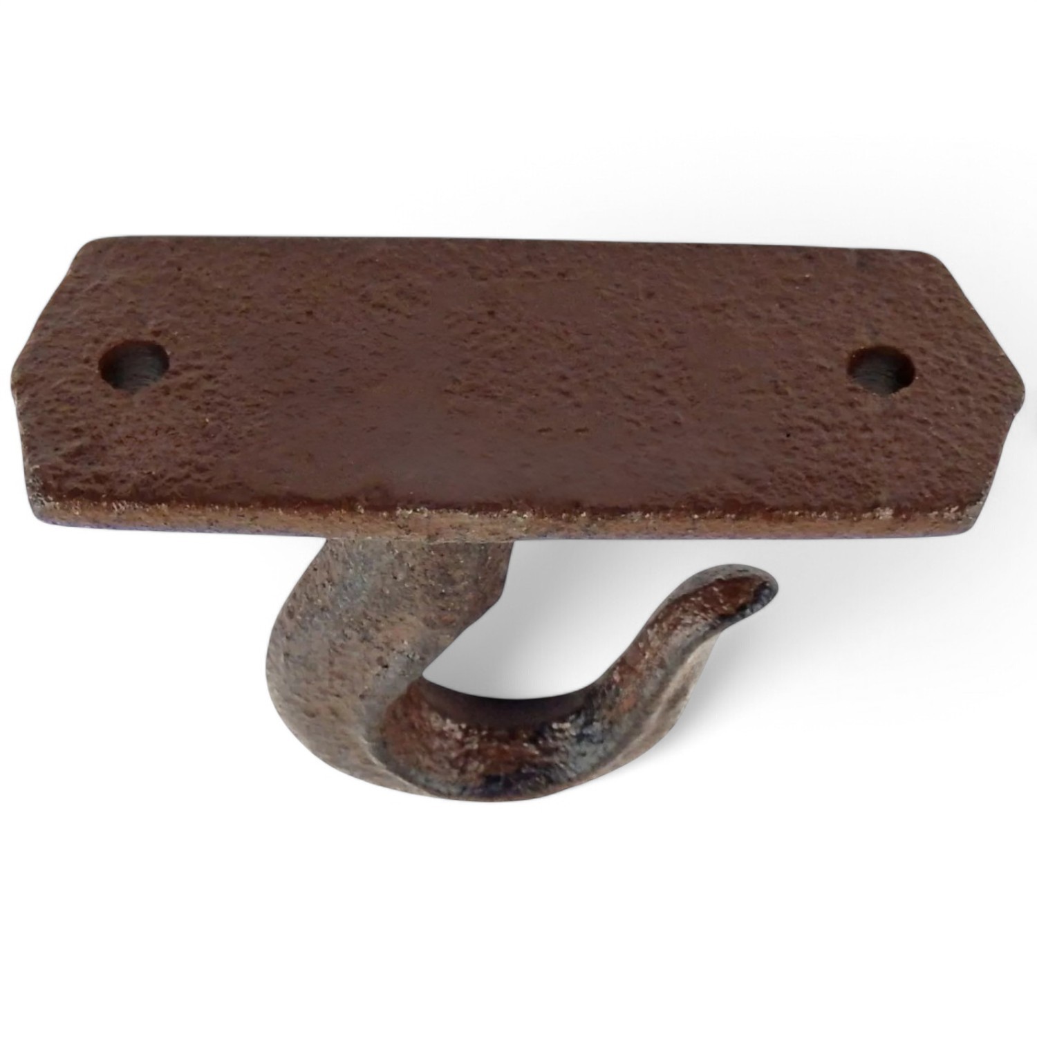 Industrial Cast Iron Ceiling Hook – Heavy Duty Rustic Wall Clevis Eye Holder