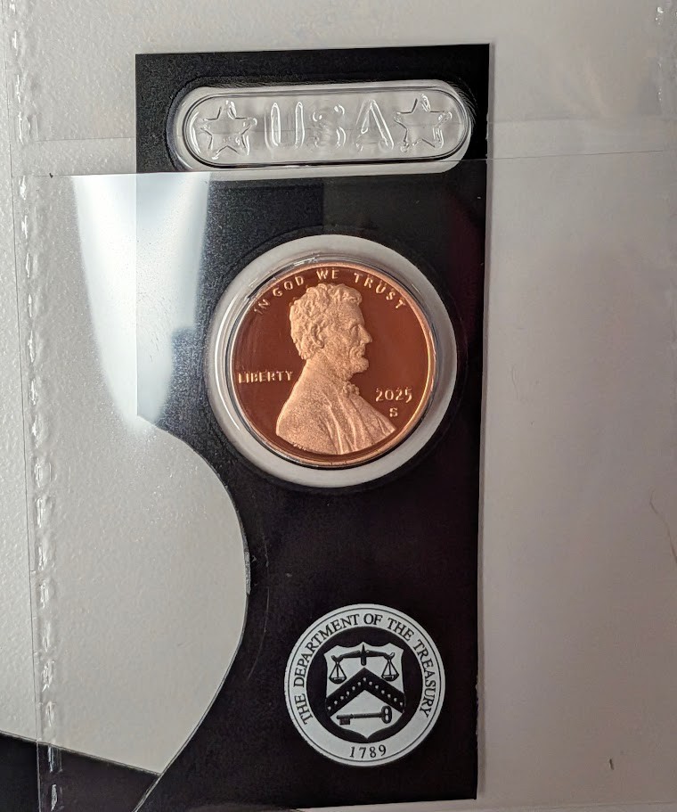 2025-S Proof Lincoln Shield Cent Penny