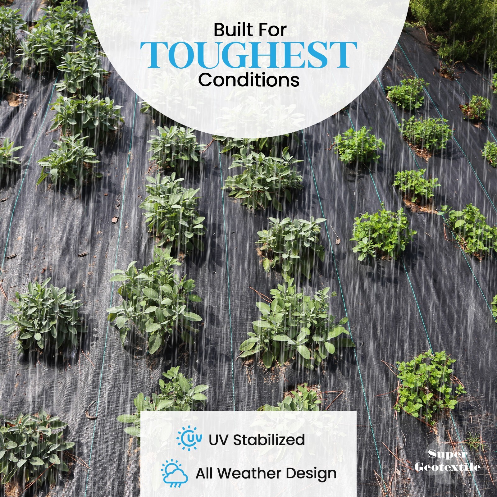 Super Geotextile Woven Geotextile Fabric for Driveway and Road Stabilization