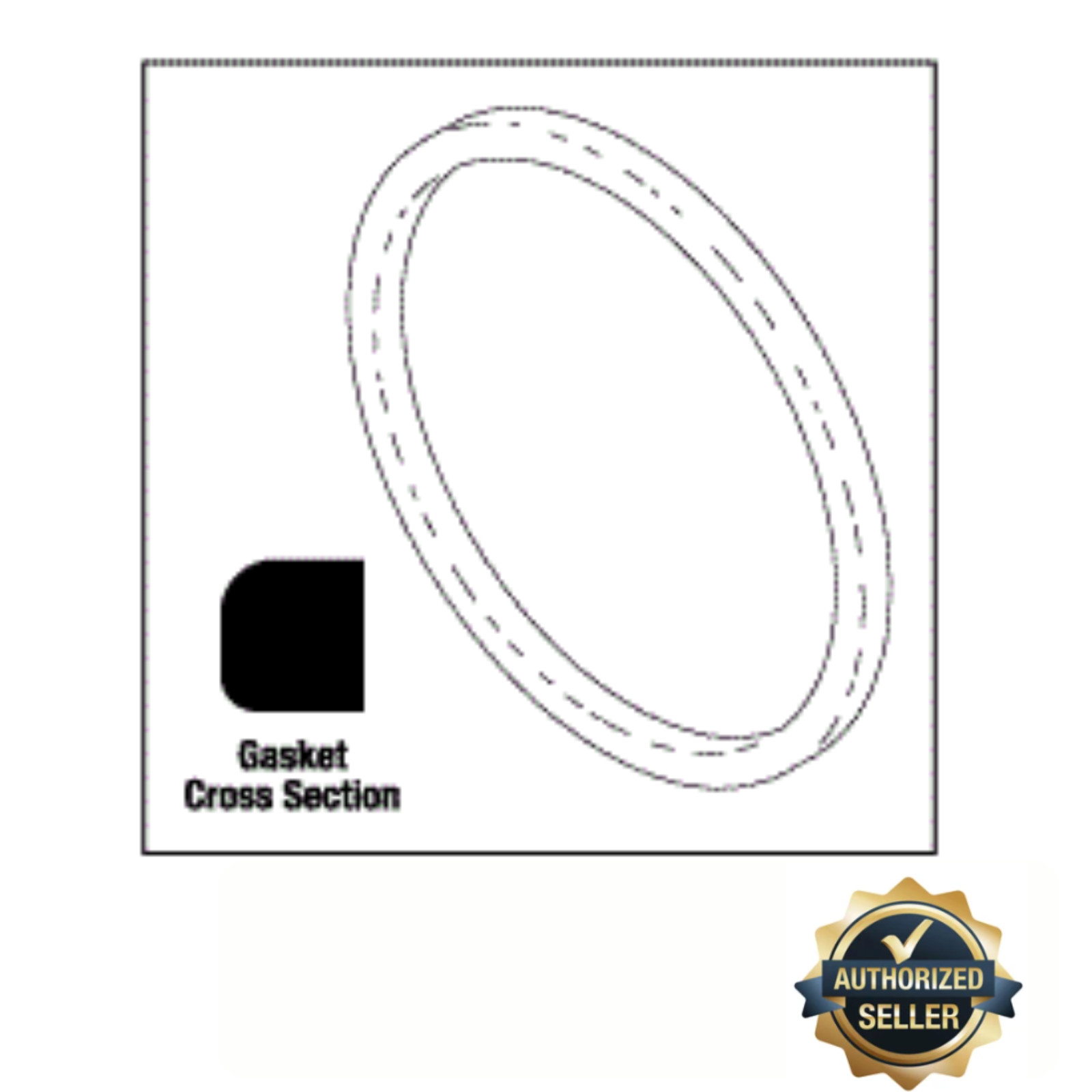 Tuttnauer 2340M Door Gasket 9.42" OD Maroon Silicone Autoclave Seal 02610005