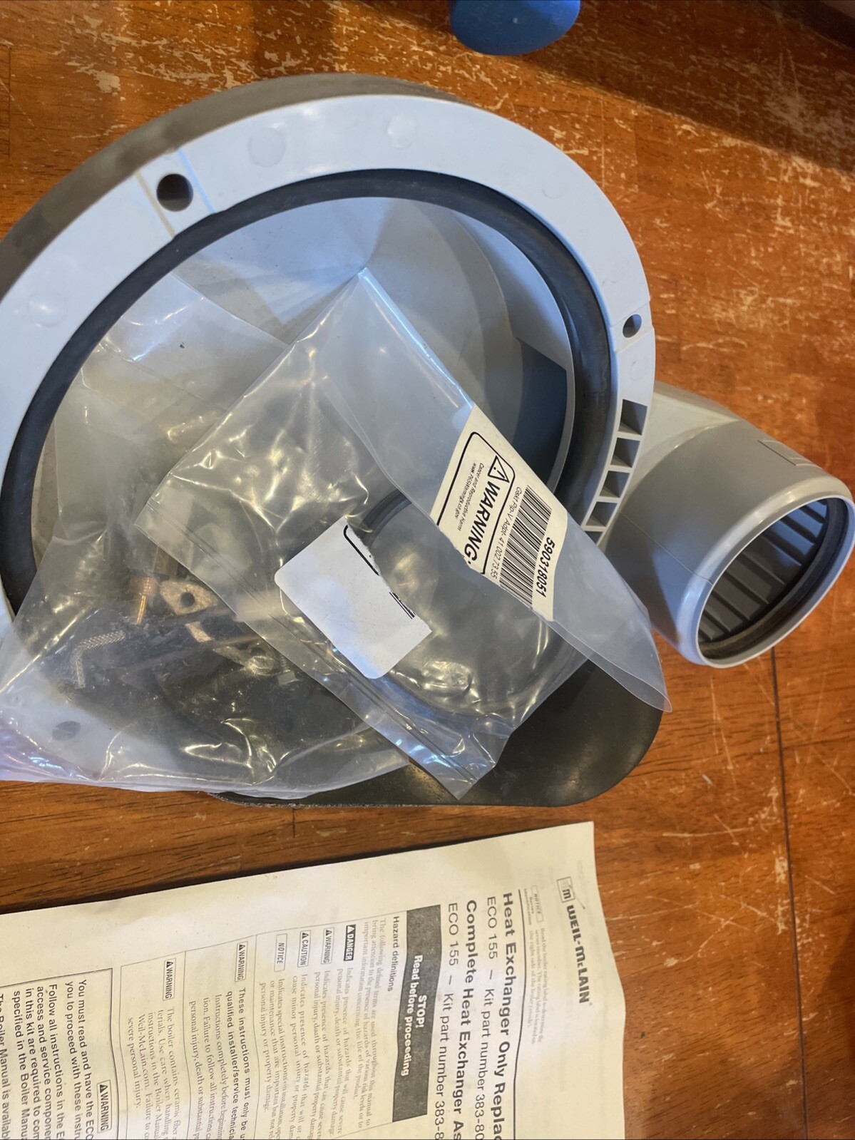 NEW Weil McLain Heat Exchange kit Assembly ECO 155 383-800-233