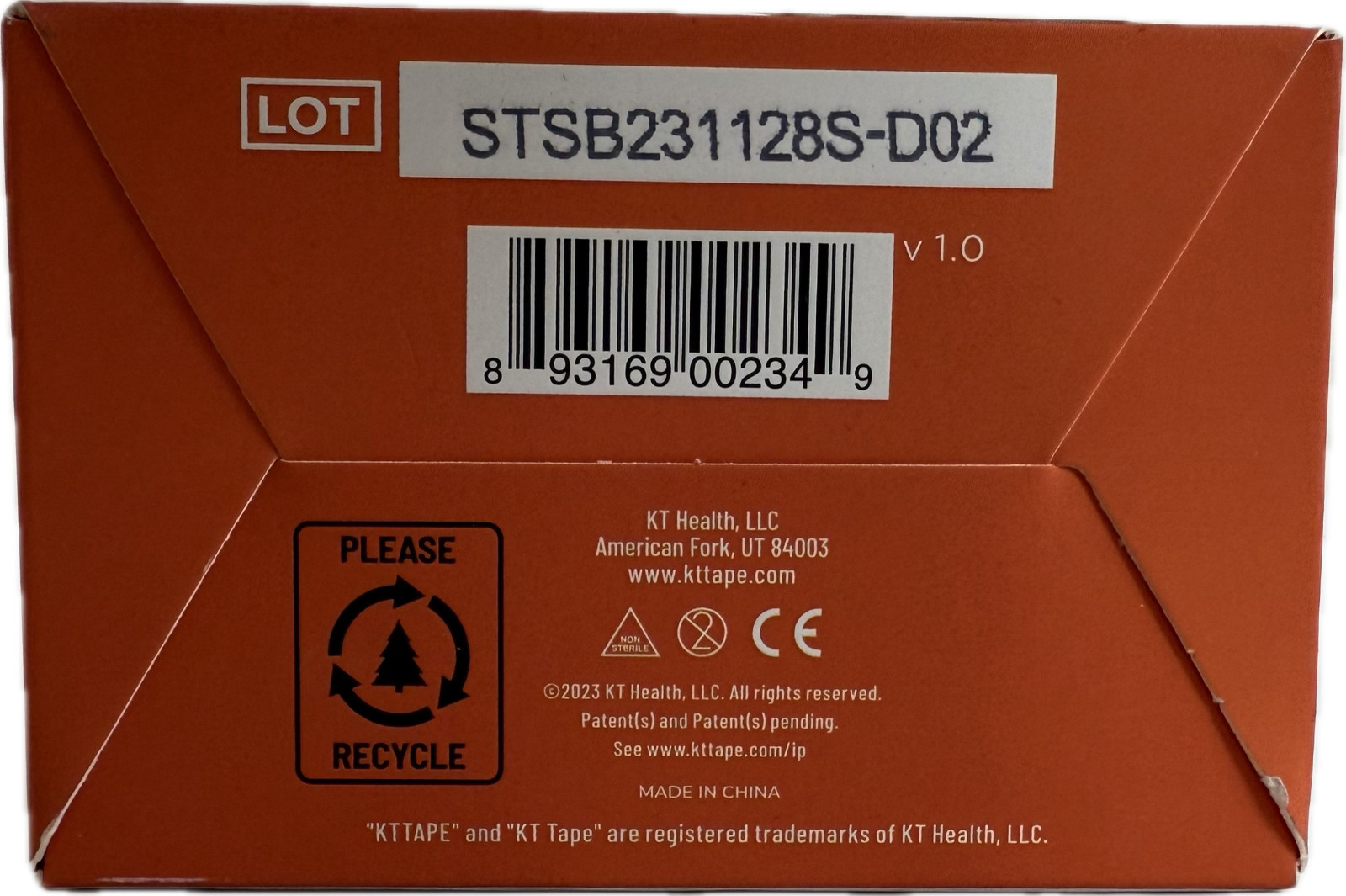 4 Pk KT Tape Pro Extreme 20 Strip 10" Precut Stealth Beige (New in Box)