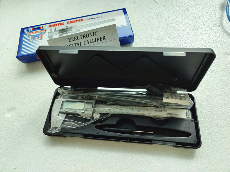 LED Digital Caliper Vernier 6" 150mm Electronic Ruler Gauge Stainless Steel