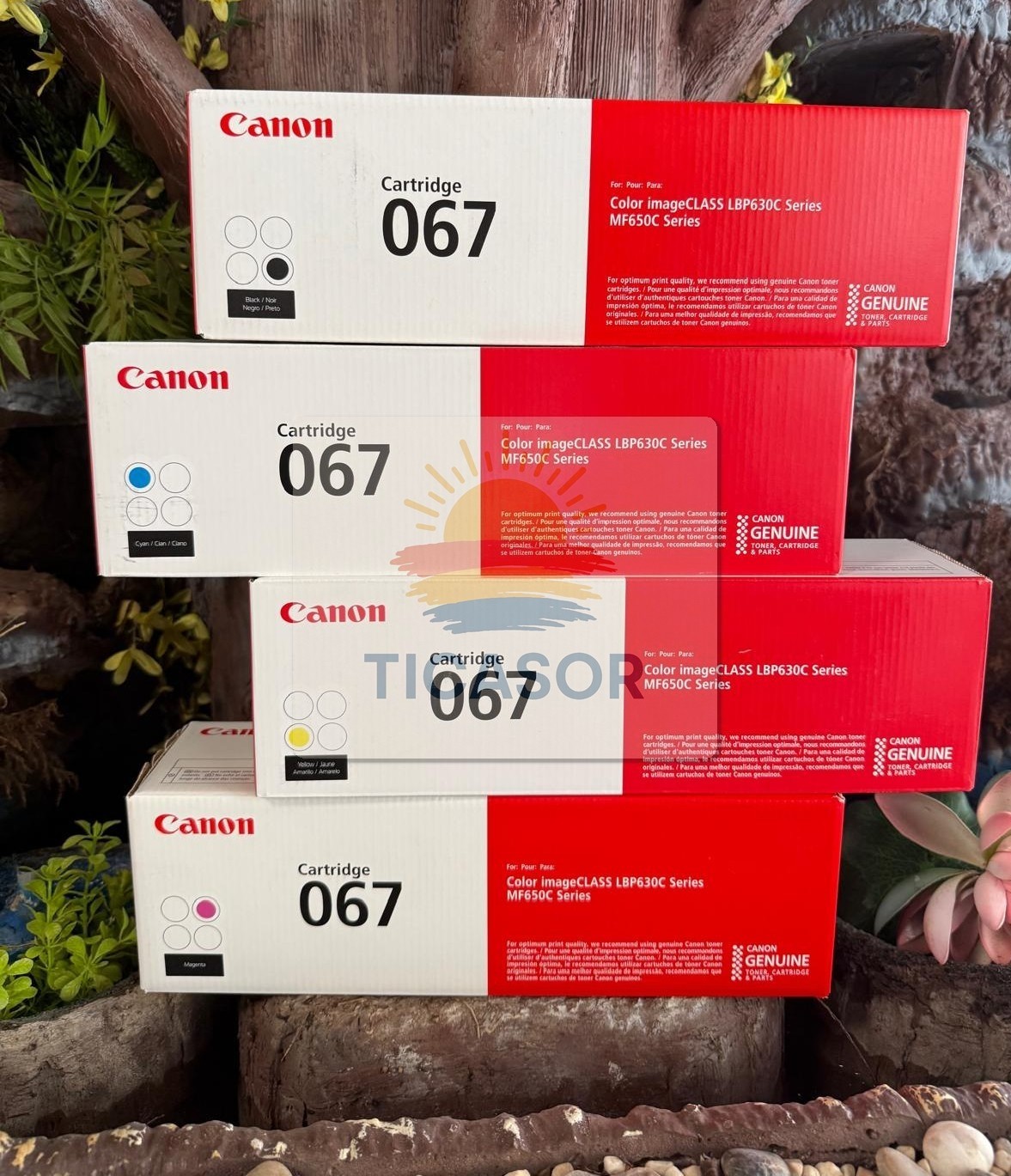 Canon  067 Toner  Set   Cartridge   Black Cyan Yellow Magenta