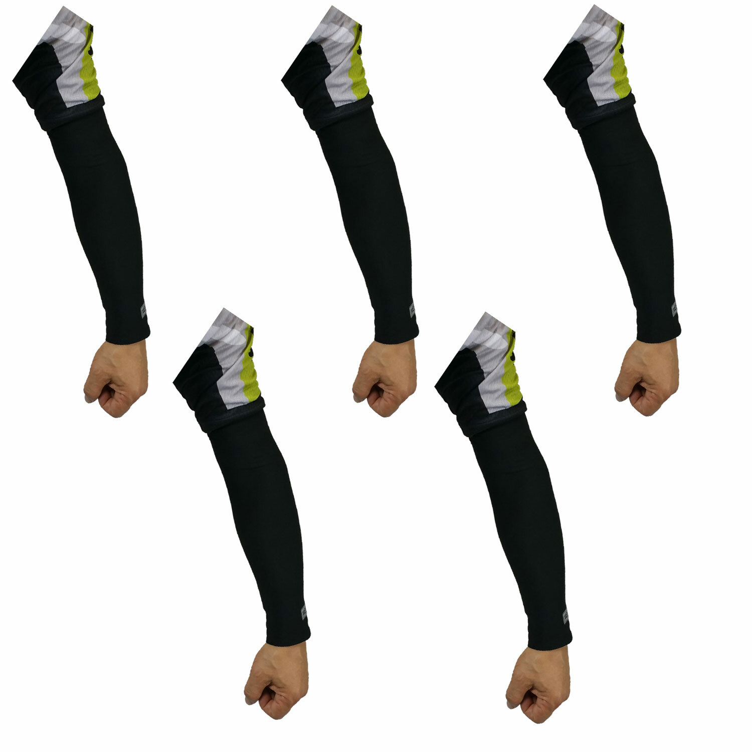 5 Pairs Cooling Arm Sleeves Cover UV Sun Protection Outdoor Sports XERU