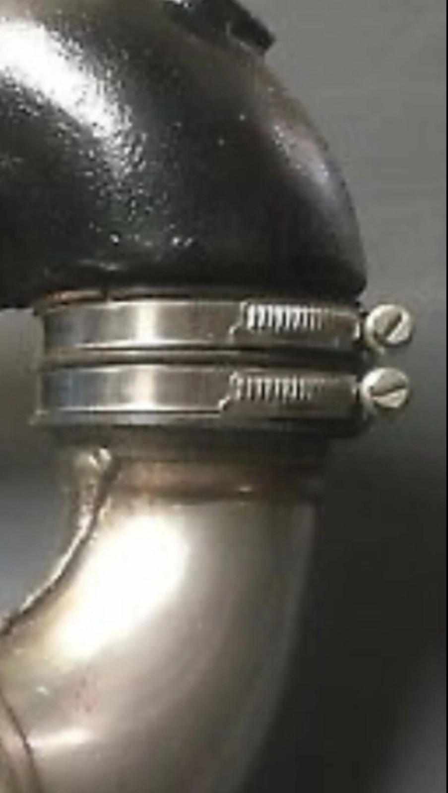 Kawasaki Jet Ski 650 SX X2 Exhaust Head Pipe Coupler Clamps Stainless Steel 2pk