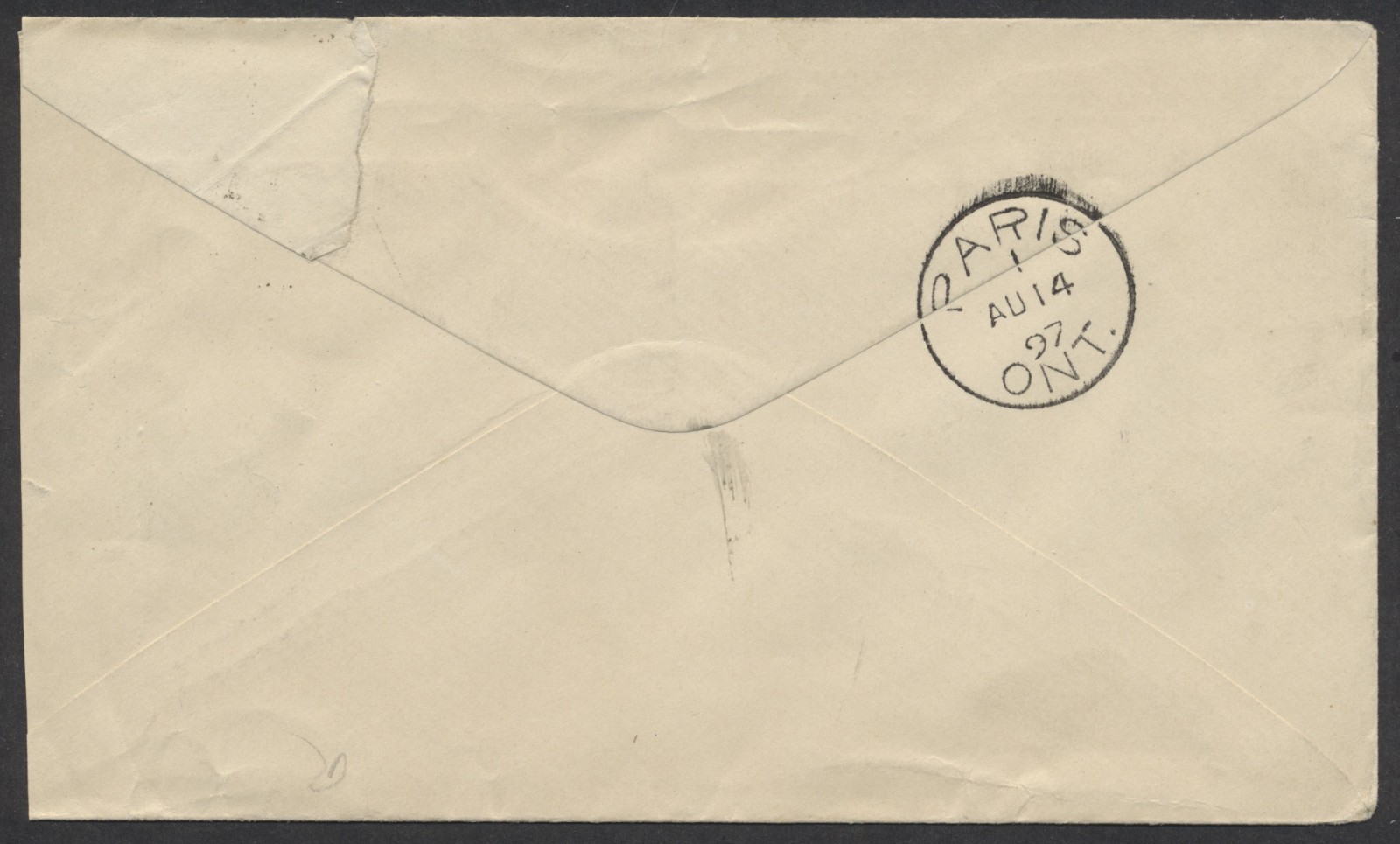 1897 Manchee Wilson & Adamson Co Toronto Cover York Street Squared Circle #53 3c