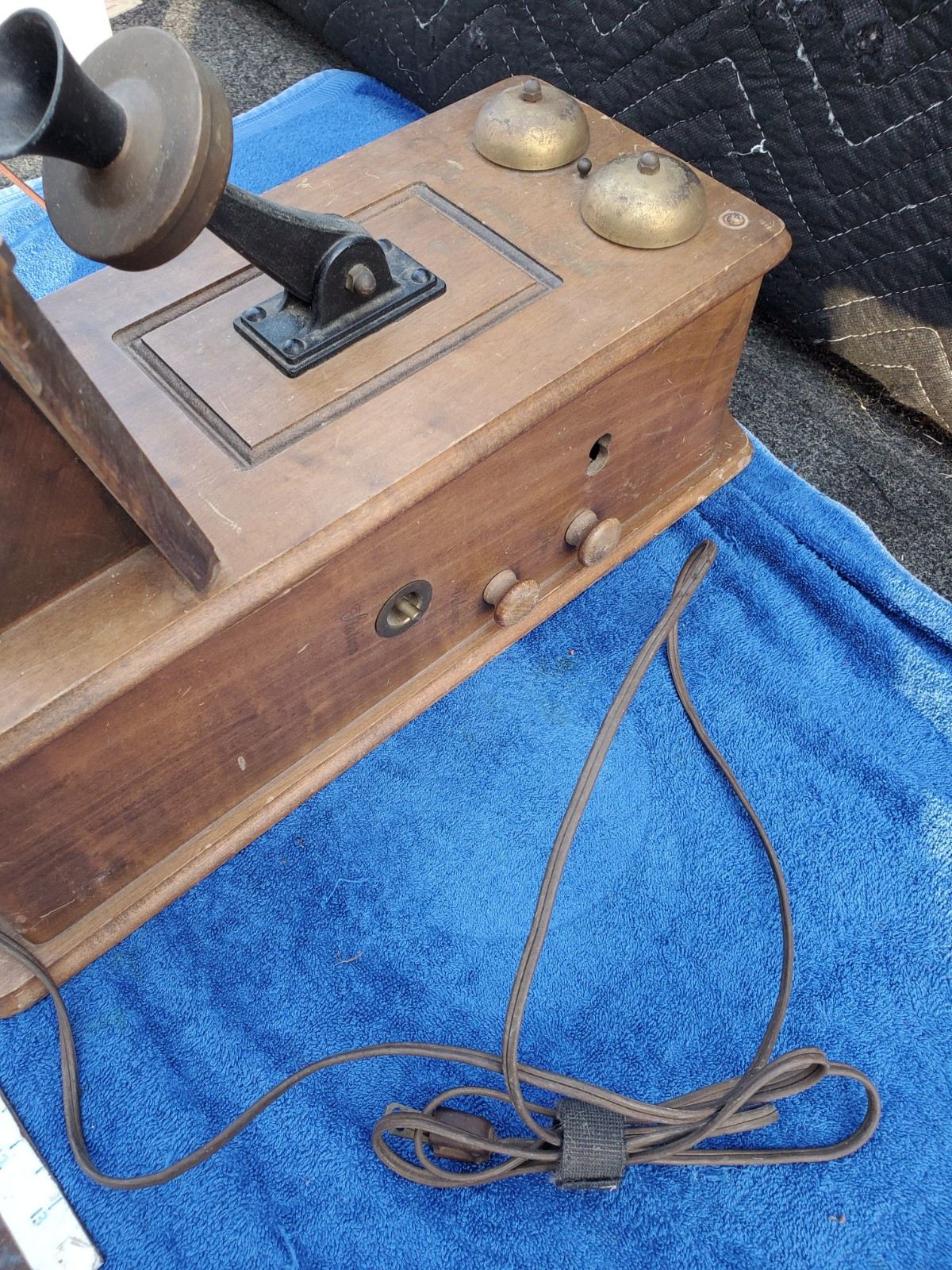 Antique Tube Radio Receiver Wall Telephone The Country Belle By Guild