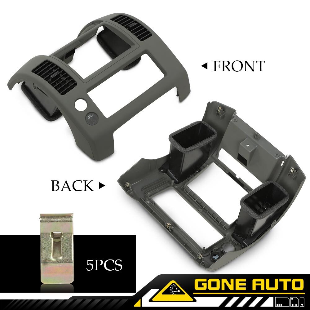 Center Dash Console Instrument Cluster Bezel Fit For 2005-2020 Nissan Frontier