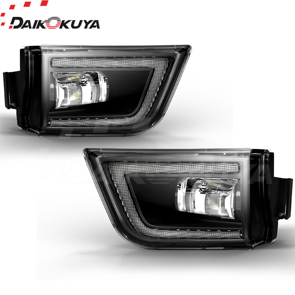 For 2003 2004 2005 Toyota 4 Runner LED Fog Lights+DRL Front Bumper Driving Lamps