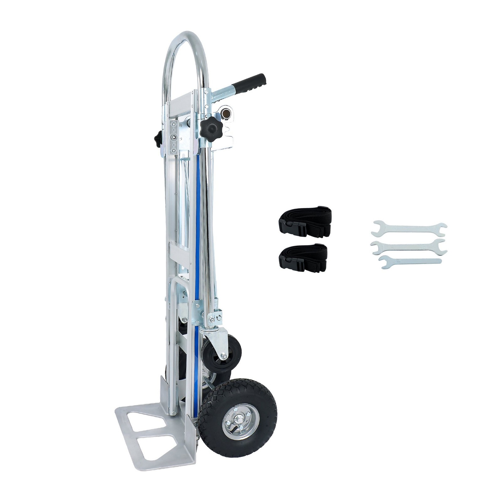 3 In1 Hand Truck Aluminum Convertible Hand Truck Dolly Large Size 1000Lbs