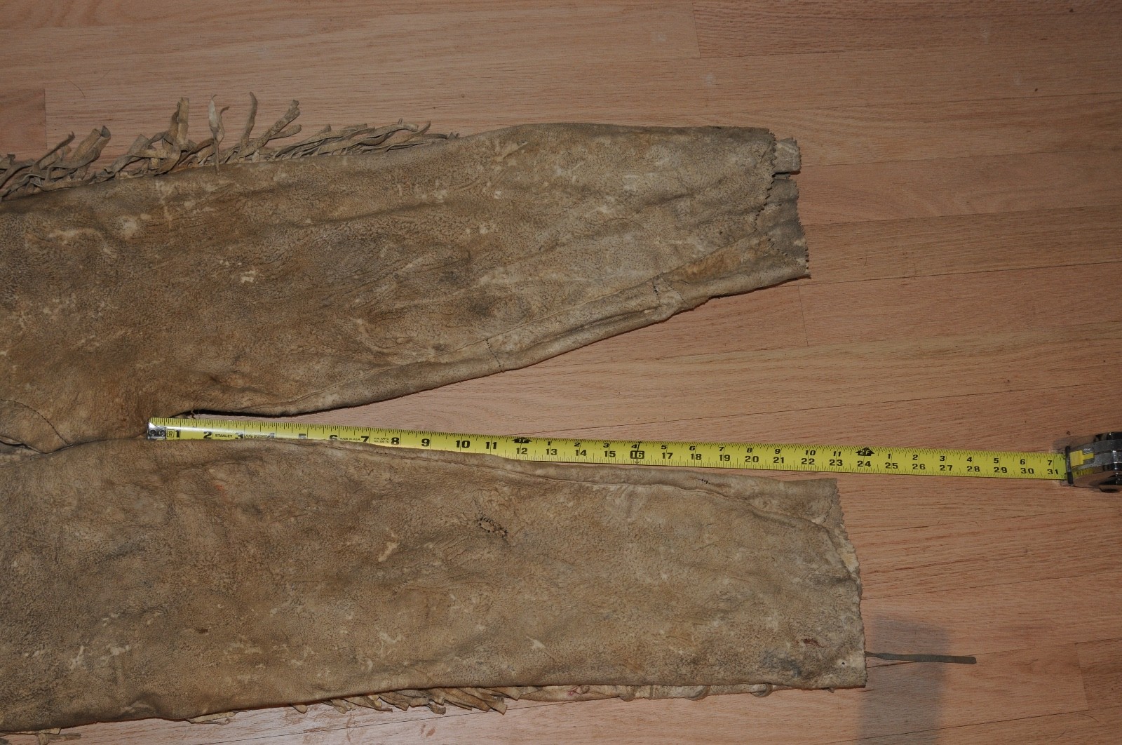 Early Vintage Native American Deer Skin Buck Skin Beaded Shirt and Pants Old****