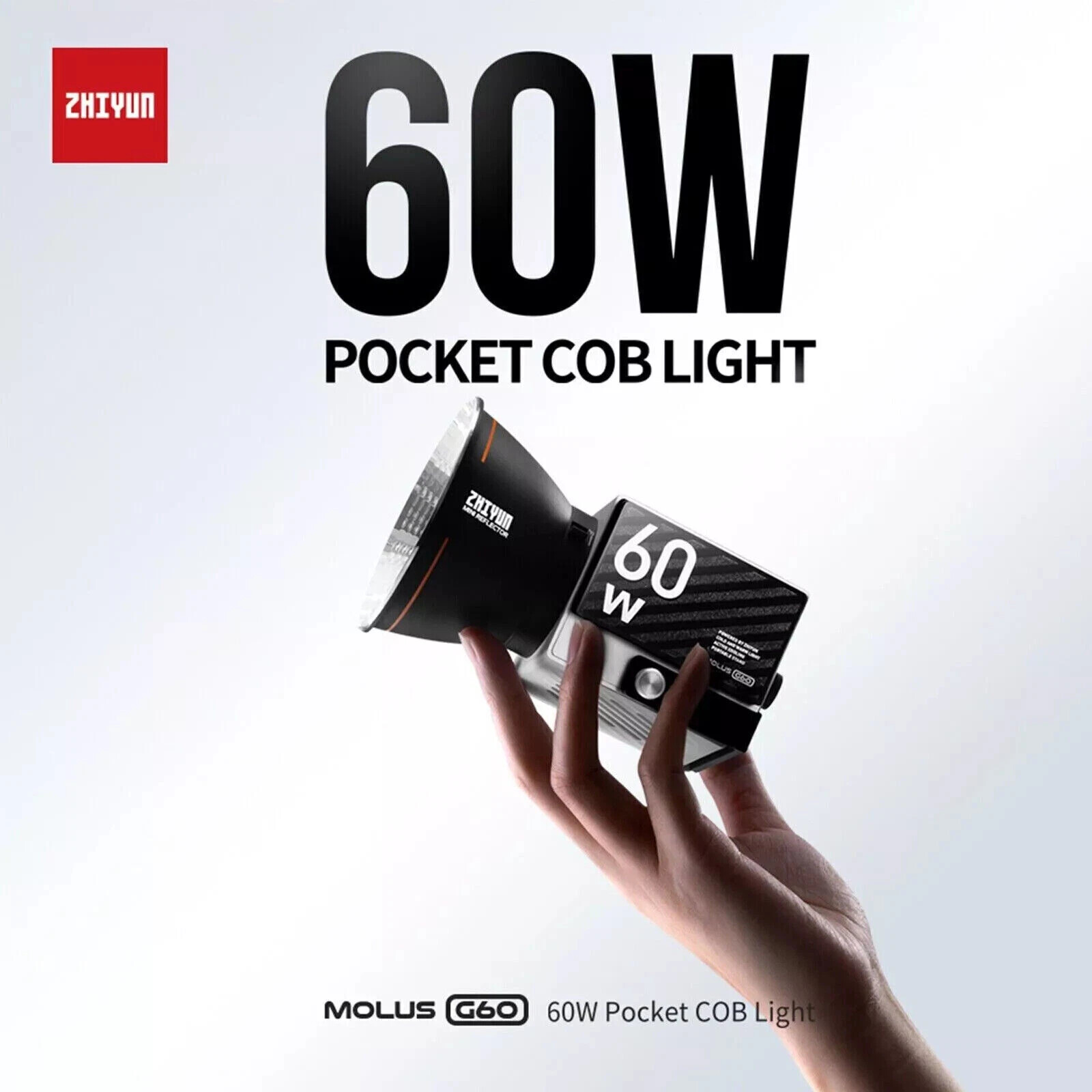 Zhiyun Molus G60 60W Protable COB Led Video Light Bi-Color Photography Light