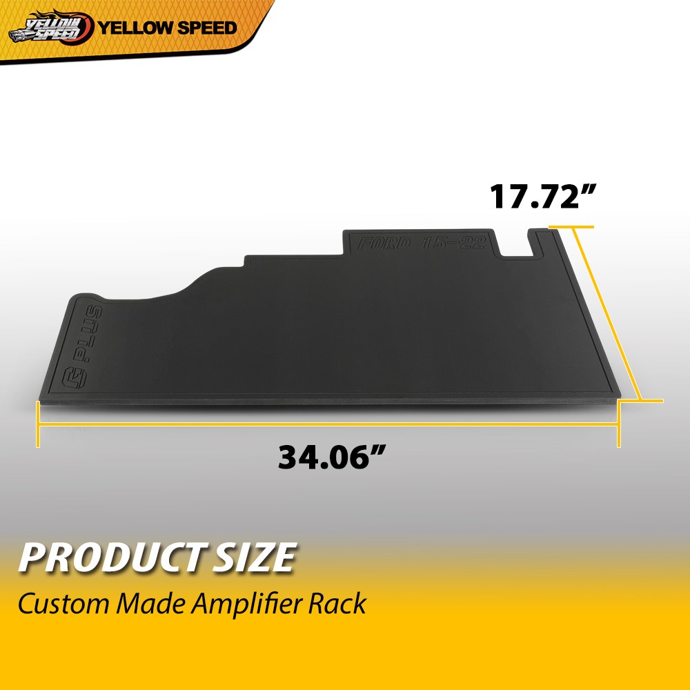 Custom Made Amplifier Rack Fits 2009-2024 Ford F-150/2017-2024 F-250 F-350 Truck