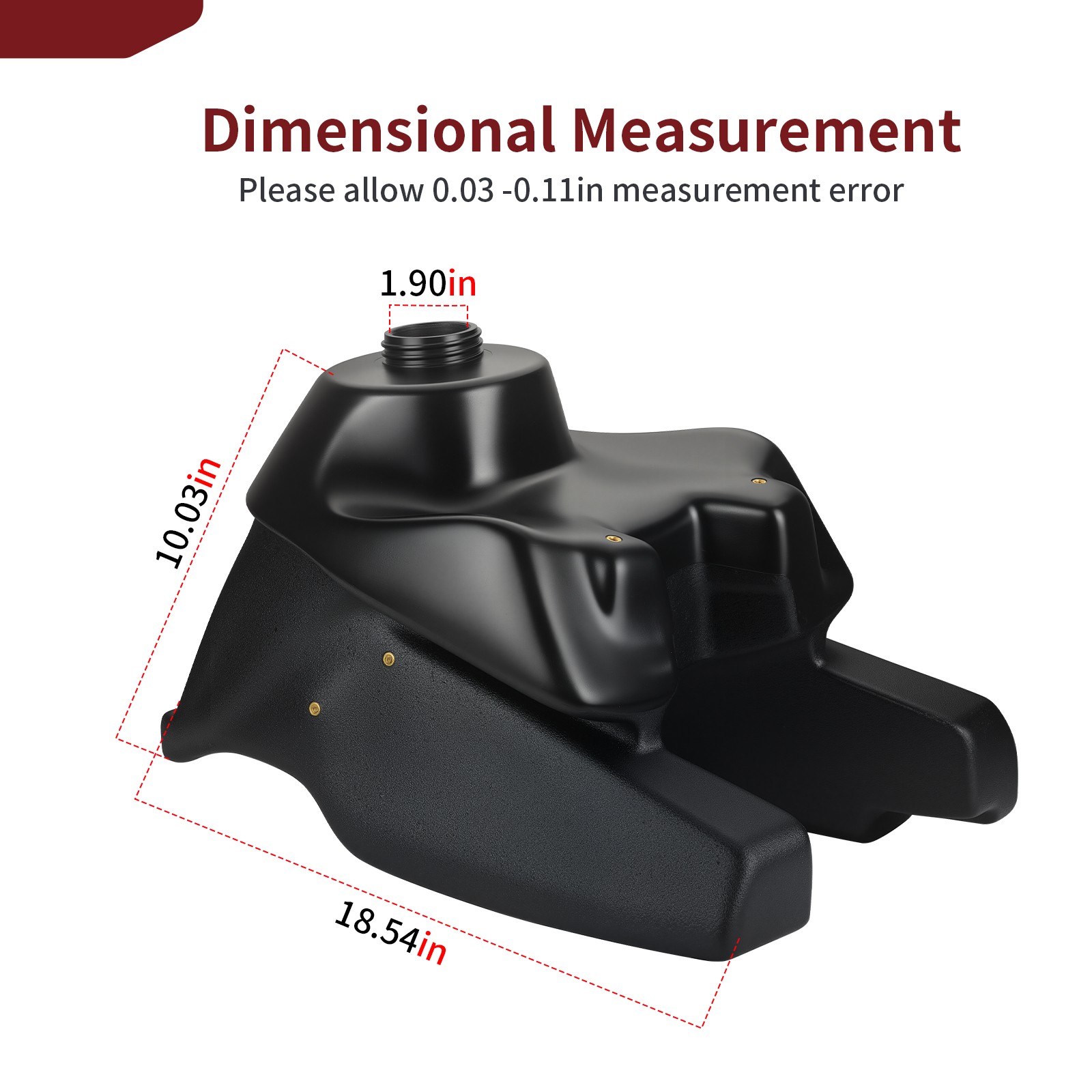 Gas Tank Fuel Oversized 3.8 Gallon for Yamaha YFM350X Warrior 350 1987-2003 2004