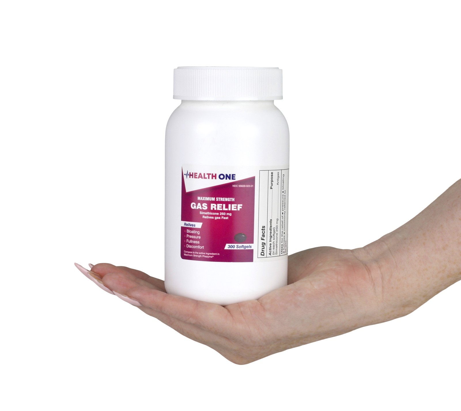 Maximum Strength Gas Relief Softgels, 250 mg Simethicone, 300 Count