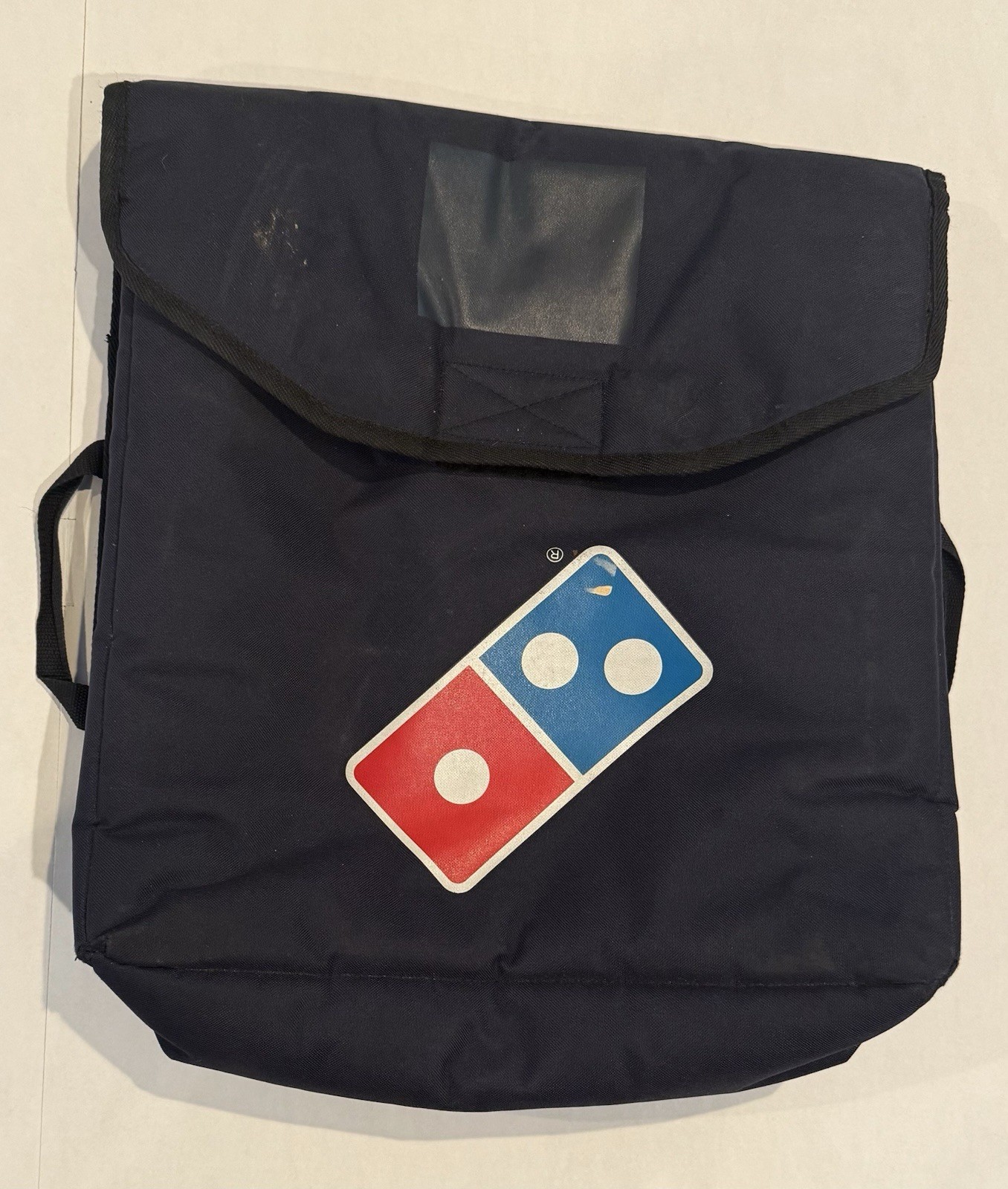 Domino's Pizza Food Delivery bag Insulated, Thermal, Original 18”x17”x 7” Blue