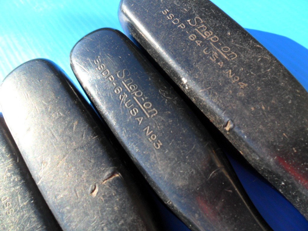 Snap On Tools Huge Screwdriver Lot 19 Pieces Hard Black Handle Plillips & Flat