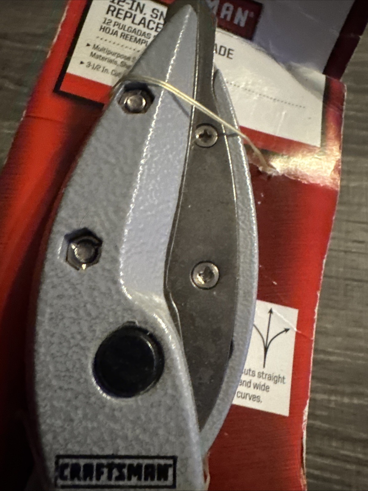 Sears CRAFTSMAN 42798 12” TIN SNIP USA Nos Aluminum Rare Metal Replaceable Blde