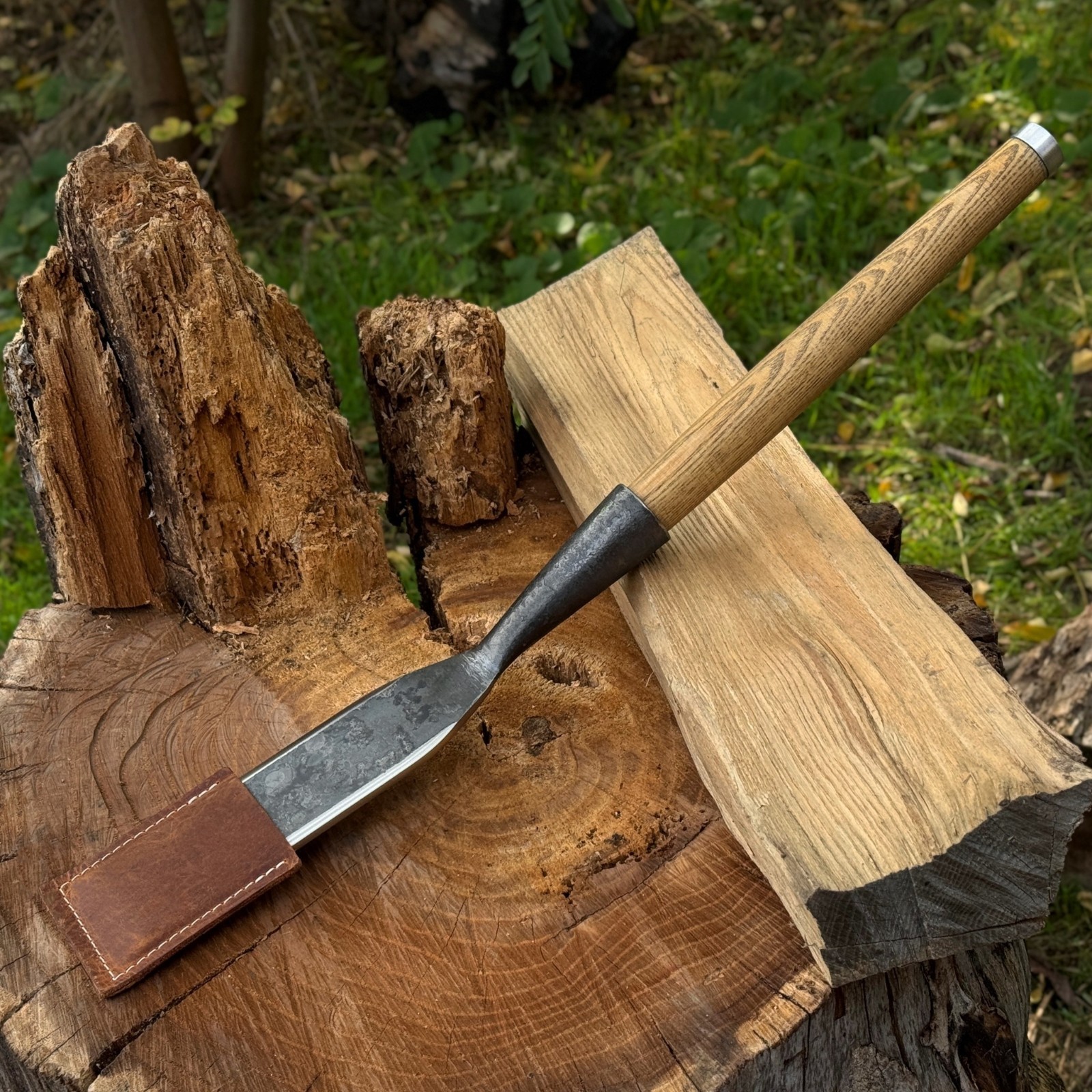 0.8''- 4'' Sizes Forged Timber Slick Chisel 52100 Carbon Steel Paring Wood Tool