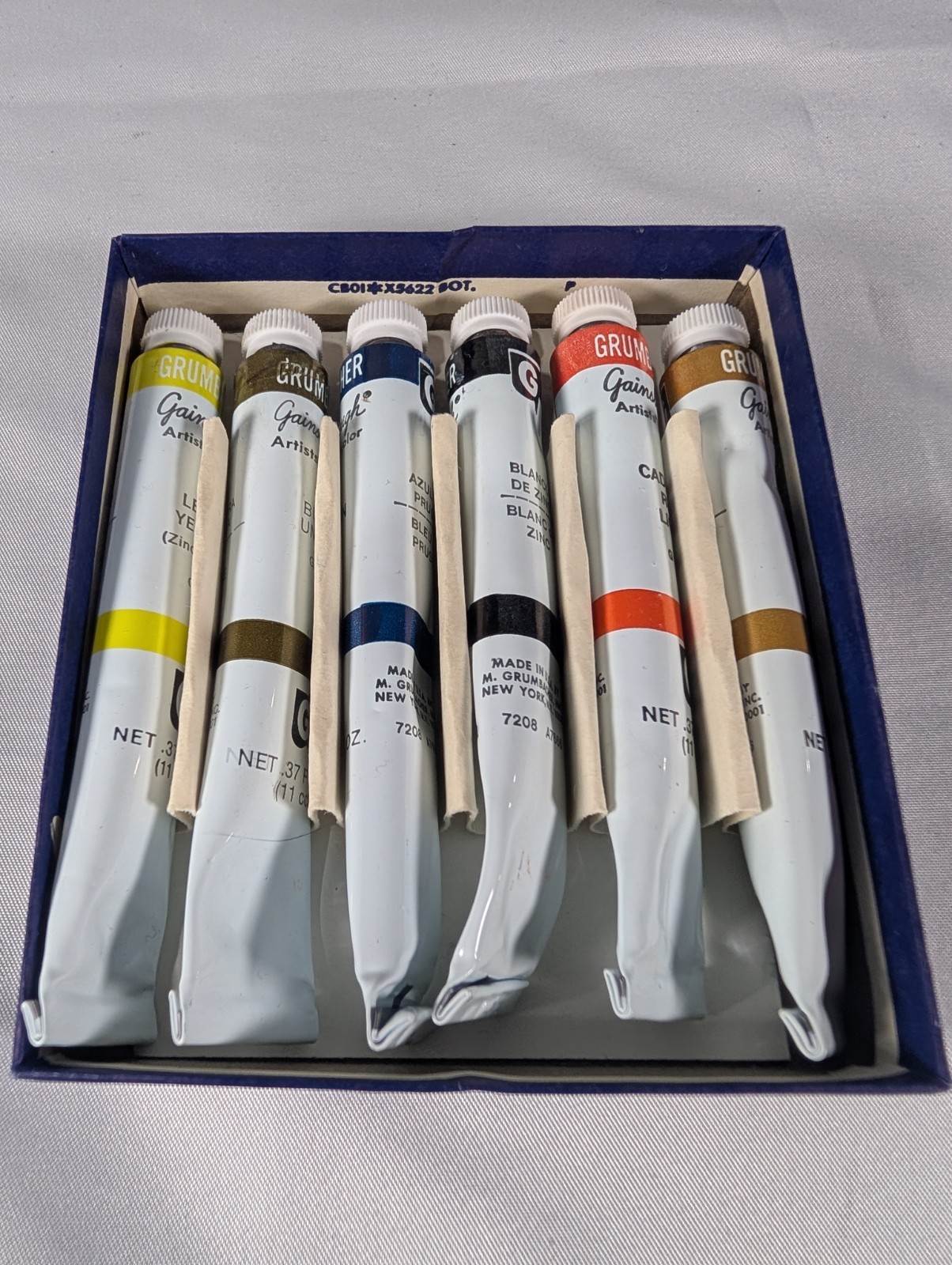 Grumbacher Gainsborough Oil Colors 6 Tube Introductory Set MPN 306