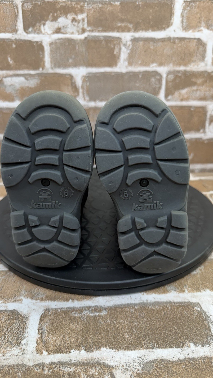 Kamik Snowbug Navy Blue Winter Fur Lined Snow Boots Toddler Boys Size 6