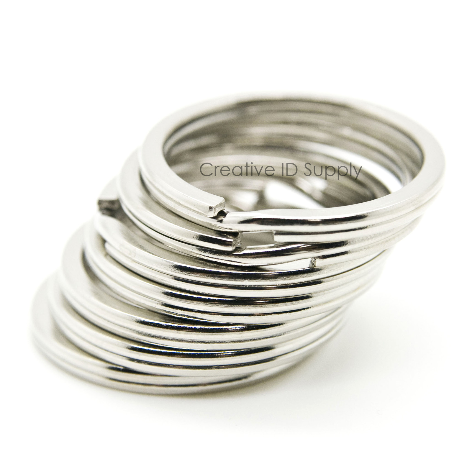 500 1000 2500 pcs Metal Key Rings Split Rings Heavy Duty Keychain 30mm