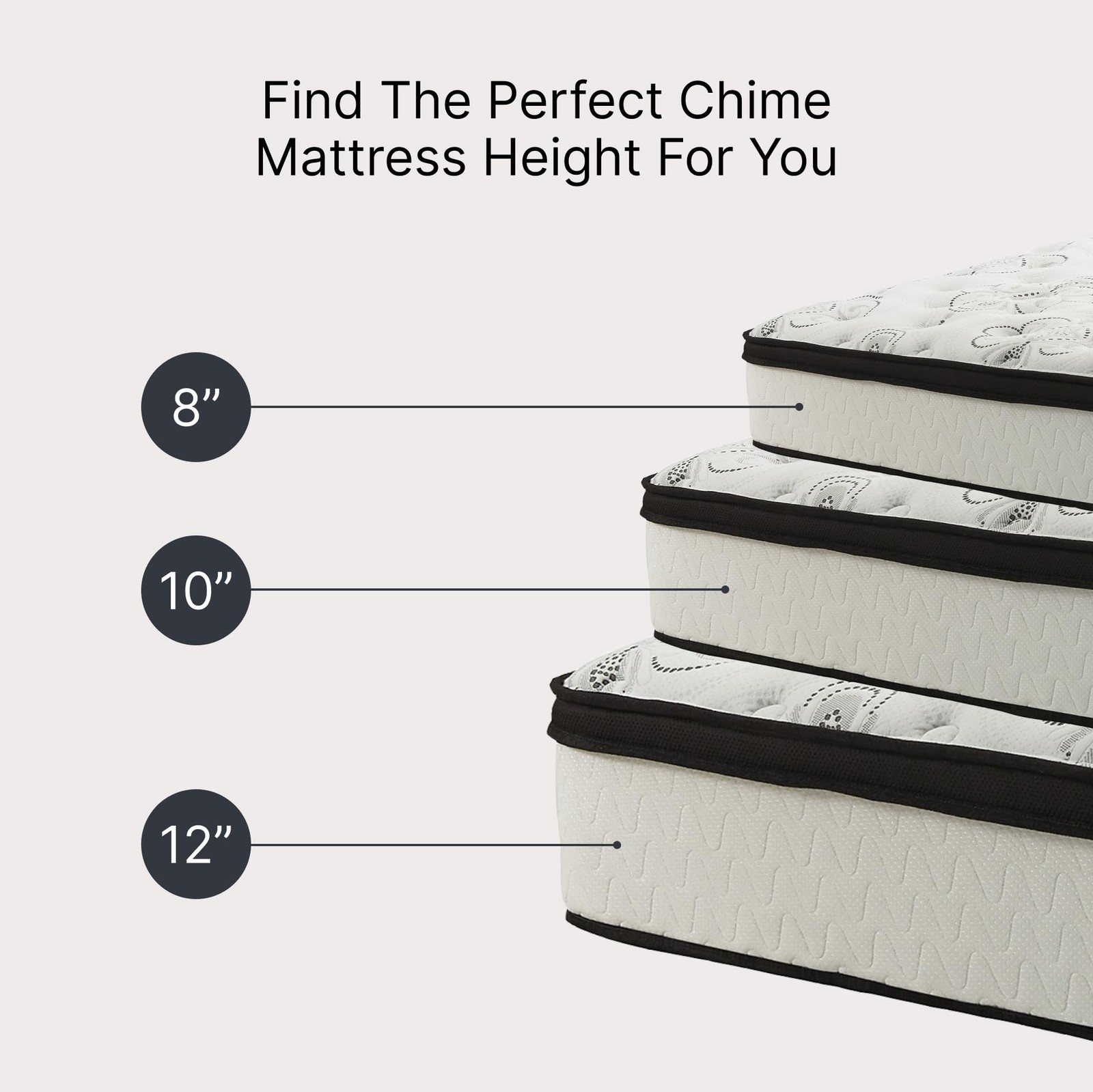 Signature Design by Ashley Chime Hybrid Full 12 Mattress with Gel Memory Foam,